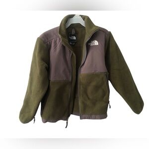The North Face Kids Jacket - Olive and Brown